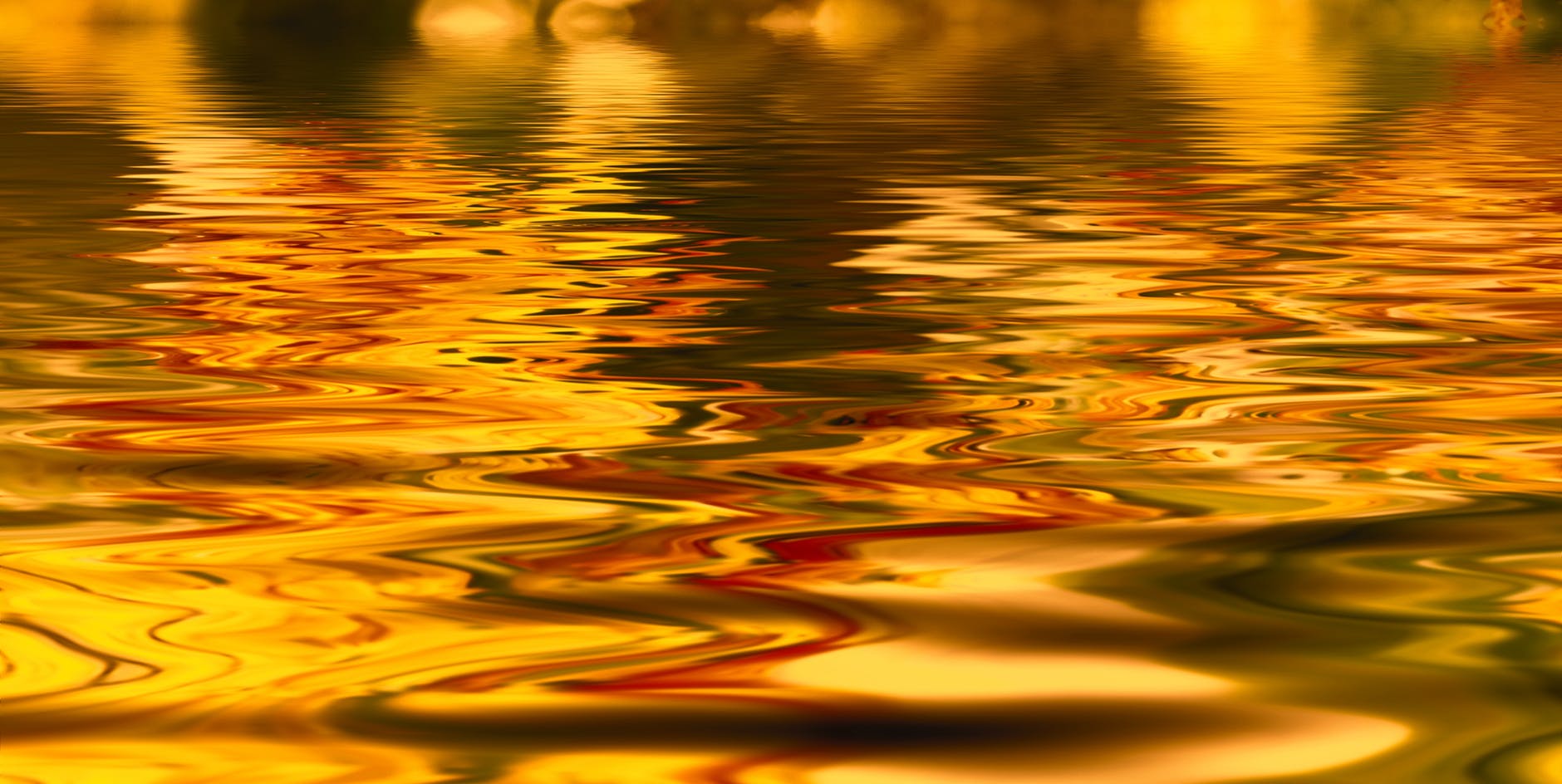 close up of rippled water